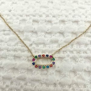 Kendra Scott Elisa Open Frame Pendant Necklace